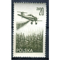 Польша - 1977г. - Современная авиация - полная серия, MNH [Mi 2484] - 1 марка