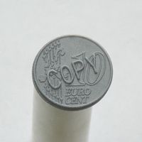 Жетон имитация монеты 10 евроцентов ( пластик )