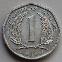 Восточные Карибы, 1 цент 2008 г.