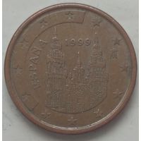 1 евроцент 1999 Испания. Возможен обмен