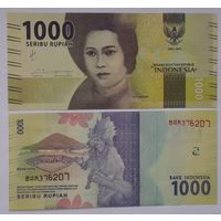 Индонезии 1000 рупий 2016 года UNC