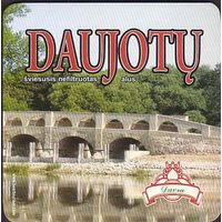 Подставки под пиво  "Daujotu"  пивоварни " Davra" /Литва/.