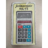 Коробка калькулятора Электроника МК23