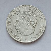 1 крона 1963 года. Швеция. Серебро 400. 31