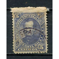 Коста-Рика - 1883 - Президент Фернандес 5С - [Mi.12] - 1 марка. Гашеная.  (Лот 13CV)