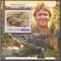 2017 Сьерра-Леоне 8604/B1249 Рептилии / Крокодилы 11,00 евро