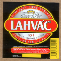 Этикетка пива Lahvac Чехия Ф284