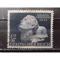 Германия Рейх 1942 День памяти павших Михель-2,2 евро гаш
