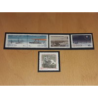 СССР 1965  Исследования Арктики и Антарктики. Полная серия 5 чистых марок