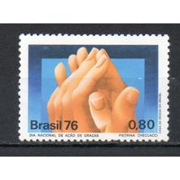 Праздник урожая Бразилия 1976 год серия из 1 марки