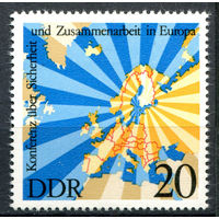 ГДР - 1975г. - Подписание заключительной карты конференции по безопасности и совместной работе в Европе - полная серия, MNH [Mi 2069] - 1 марка