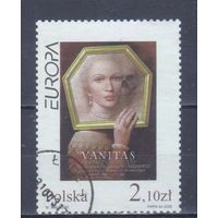 [2128] Польша 2003. Культура.Искусство.Живопись.Европа.EURO PA. Одиночный выпуск. Гашеная марка.