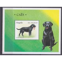 1998 Ангола 1210/B43 Собаки 6,00 евро