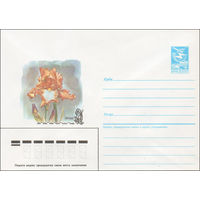 Художественный маркированный конверт СССР N 87-113 (12.03.1987) Ирис