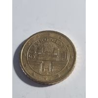 Австрия 50  евроцентов 2003