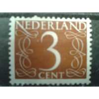 Нидерланды 1953 Стандарт, цифра 3*