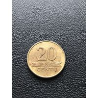 20 центов 1998 Литва