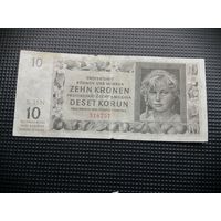 Чехословакия ( чехия и моравия ) 10 крон 1942