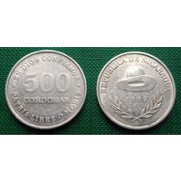 Никарагуа - 500 кордоб - 1987. Редкость! Единственный выпуск номинала в регулярных монетах Ю031