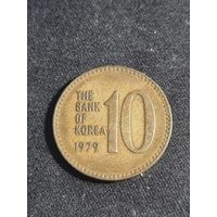 10 вон 1979 Южная Корея