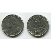 США. 25 центов (1993, буква D)