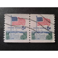 США 1969 флаг, пара
