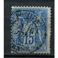 Франция - 1877/1878 - Аллегорические сюжеты 15C - [Mi.73b] - 1 марка. Гашеная.  (Лот 98CA)