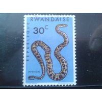 Руанда 1967 Змея