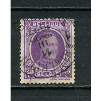Бельгия - 1923 - Король Альберт I 25C - [Mi.187] - 1 марка. Гашеная.  (Лот 9EK)-T7P12