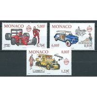 2000 Монако 2528-2530 Легковые автомобили 7,50 евро