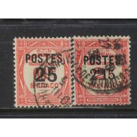 Монако 1937 Надп на доплатных марках Стандарт #153,160