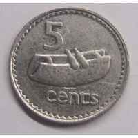 Фиджи 5 центов 1992 г