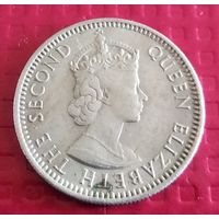 Малайя и Британское Борнео 10 центов 1960 г. #50614