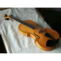 Скрипка 4/4 московская переделанная мастером для лучшего звучания, струны Evah Pirazzi