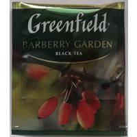 Чай Greenfield Barberry Garden (черный, гибискус, ягоды барбариса, лепестки василька и незабудки) 1 пакетик