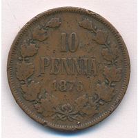 10 пенни 1876 год _состояние VF