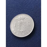 Бельгия 1 франк 1973 -ё-