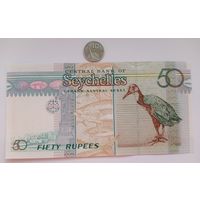Werty71 Сейшельские острова Сейшелы 50 рупий 2010 UNC банкнота