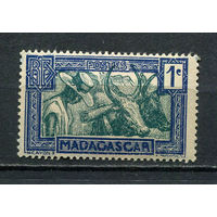 Французские колонии - Мадагаскар - 1930 - Зебу 1С - [Mi.180] - 1 марка. MNH, MLH.  (Лот 78FP)-T25P25