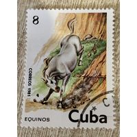Куба 1981. Лошадь. Марка из серии