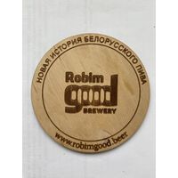 Подставка под пиво Robim Good Brewery /Беларусь/ No 14 из дерева