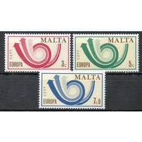 Европа СЕПТ Мальта 1973 год чистая серия из 3-х марок