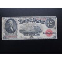 США 2 доллара. 1917 г.