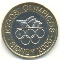 Португалия. 200 эскудо 2000 года. XXVII летние Олимпийские Игры, Сидней 2000.