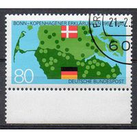 30-летие Копенгагенской и Боннской декларации о национальных общинах ФРГ 1985 год серия из 1 марки