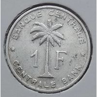 Бельгийское Конго (Руанда-Урунди) 1 франк 1960 г. В холдере