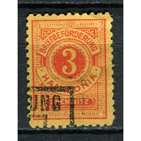 Германия - Хемниц - Местные марки - 1898 - Цифры 3Pf - [Mi.43] - 1 марка. Гашеная.  (Лот 72CZ)