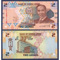 Сьерра-Леоне, 2 леоне 2022 г., P-W35, UNC