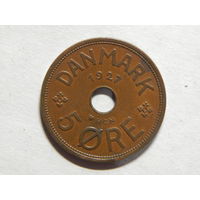 Дания 5 эре 1927г