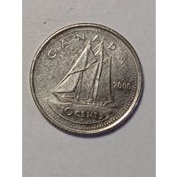 Канада 10 центов 2000 года
